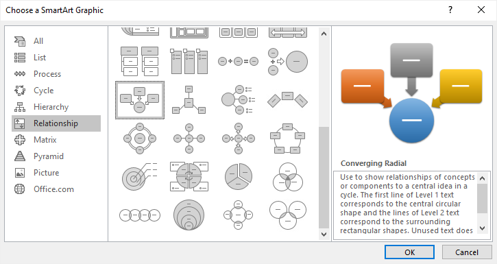 Excel Concept Map