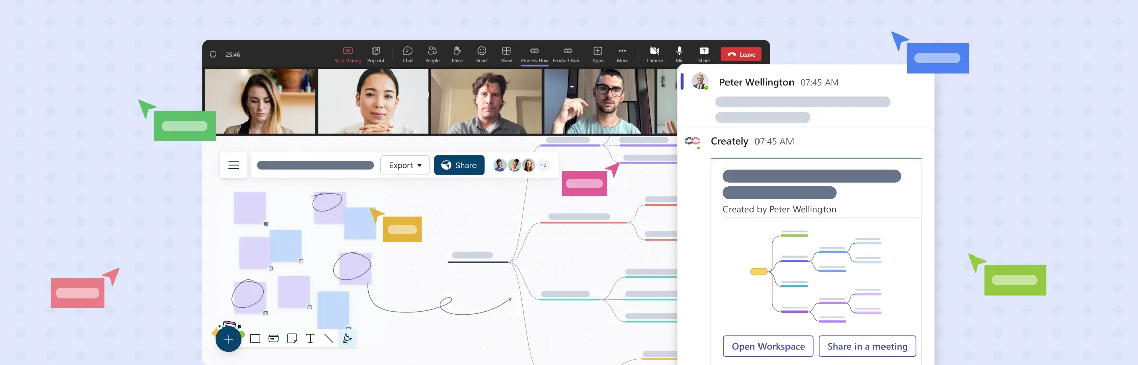 How to Boost Your Team Brainstorming Session on Microsoft Teams with Creately