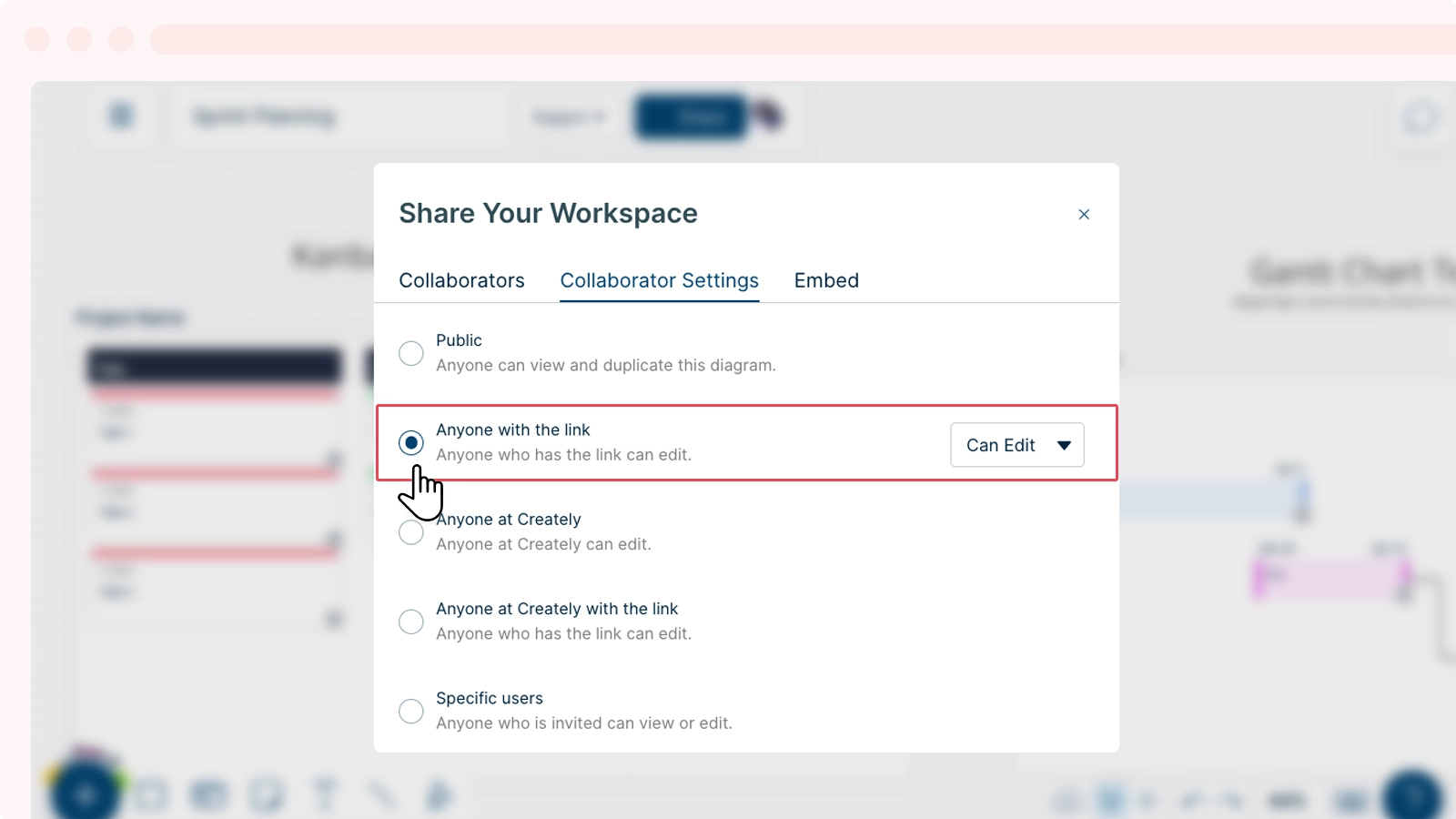 Share Workspaces with Anyone