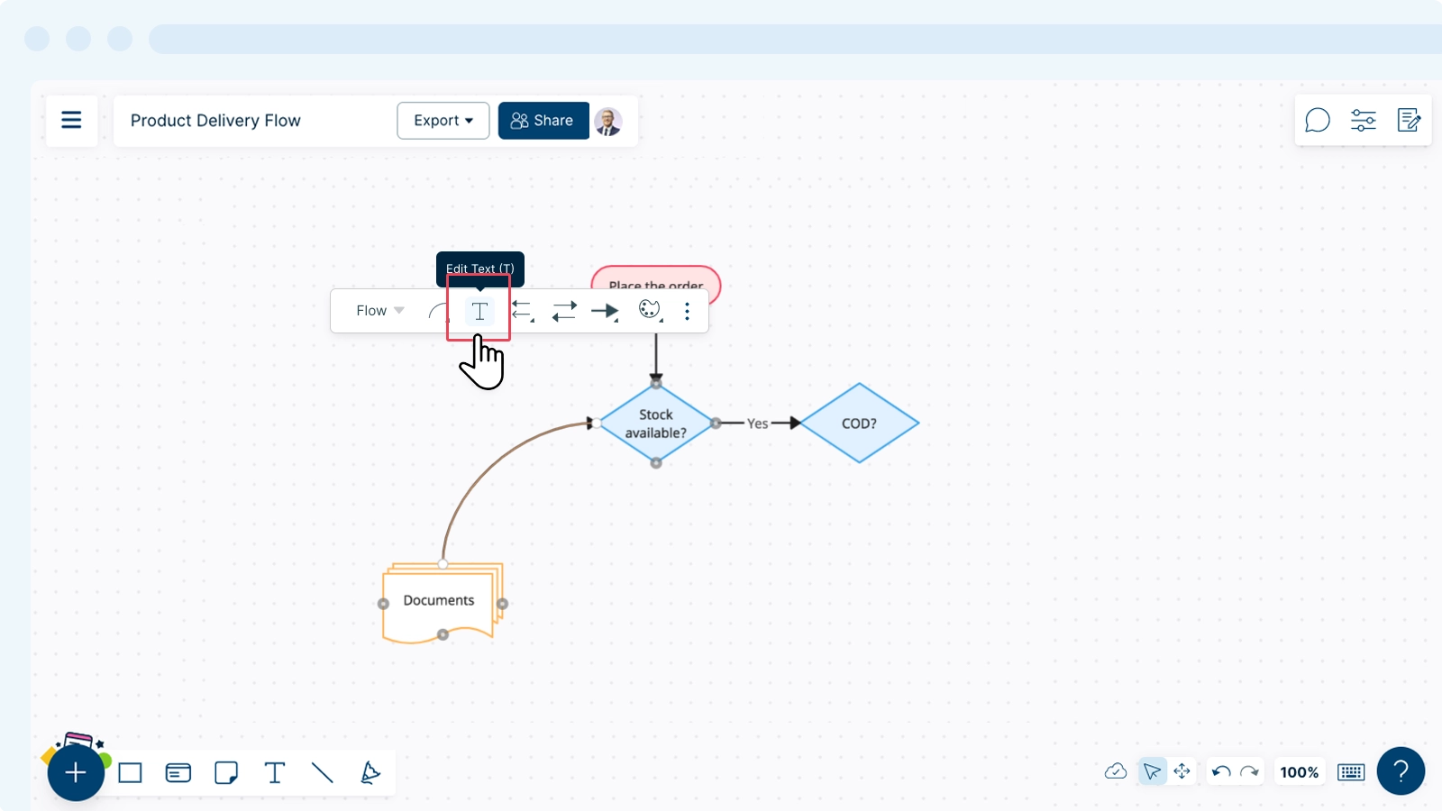 Adding Text to Line Connector