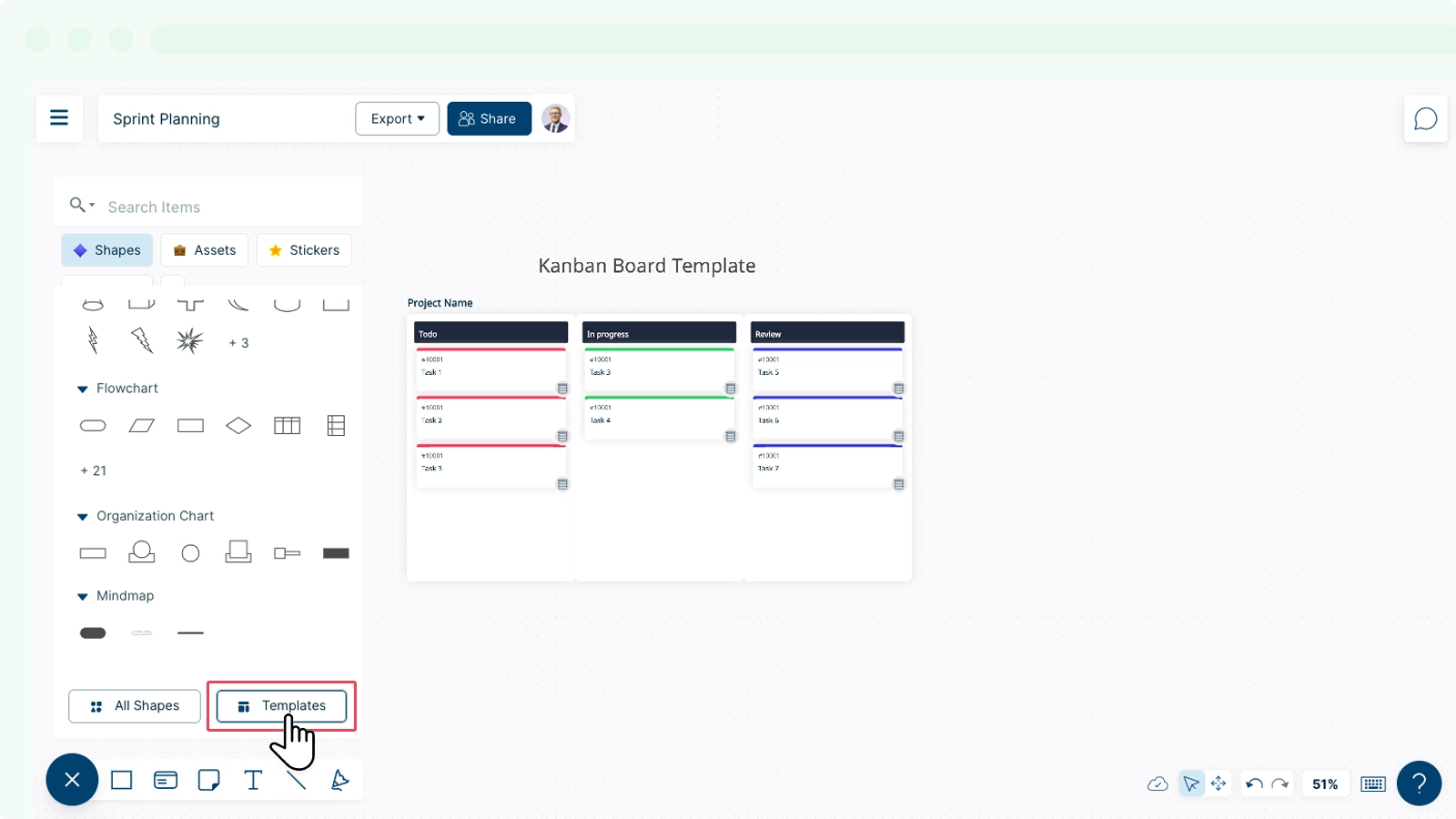 Add Multiple Templates to the Canvas