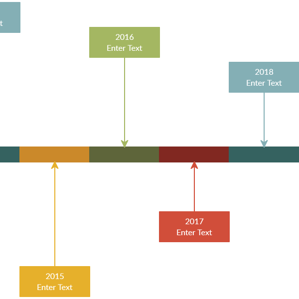Bedrijf Tijdlijn Sjabloon