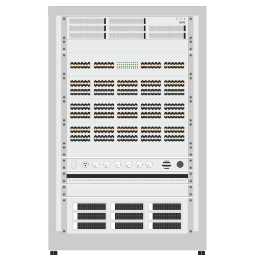 Image of Server Rack Diagram Template