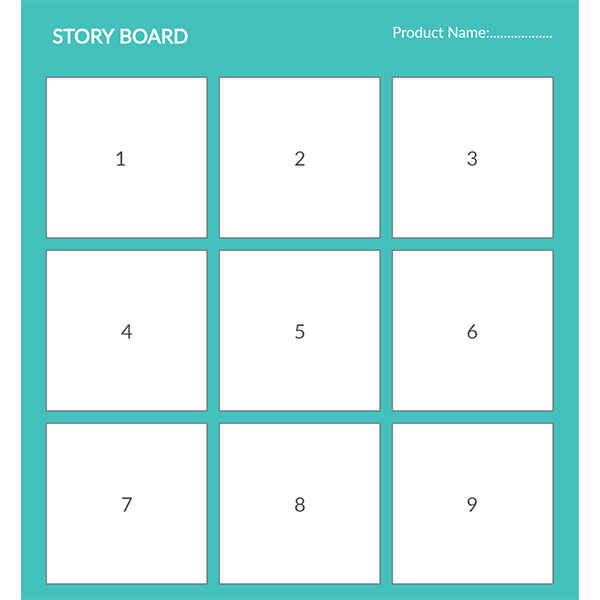 Storyboard Sjabloon